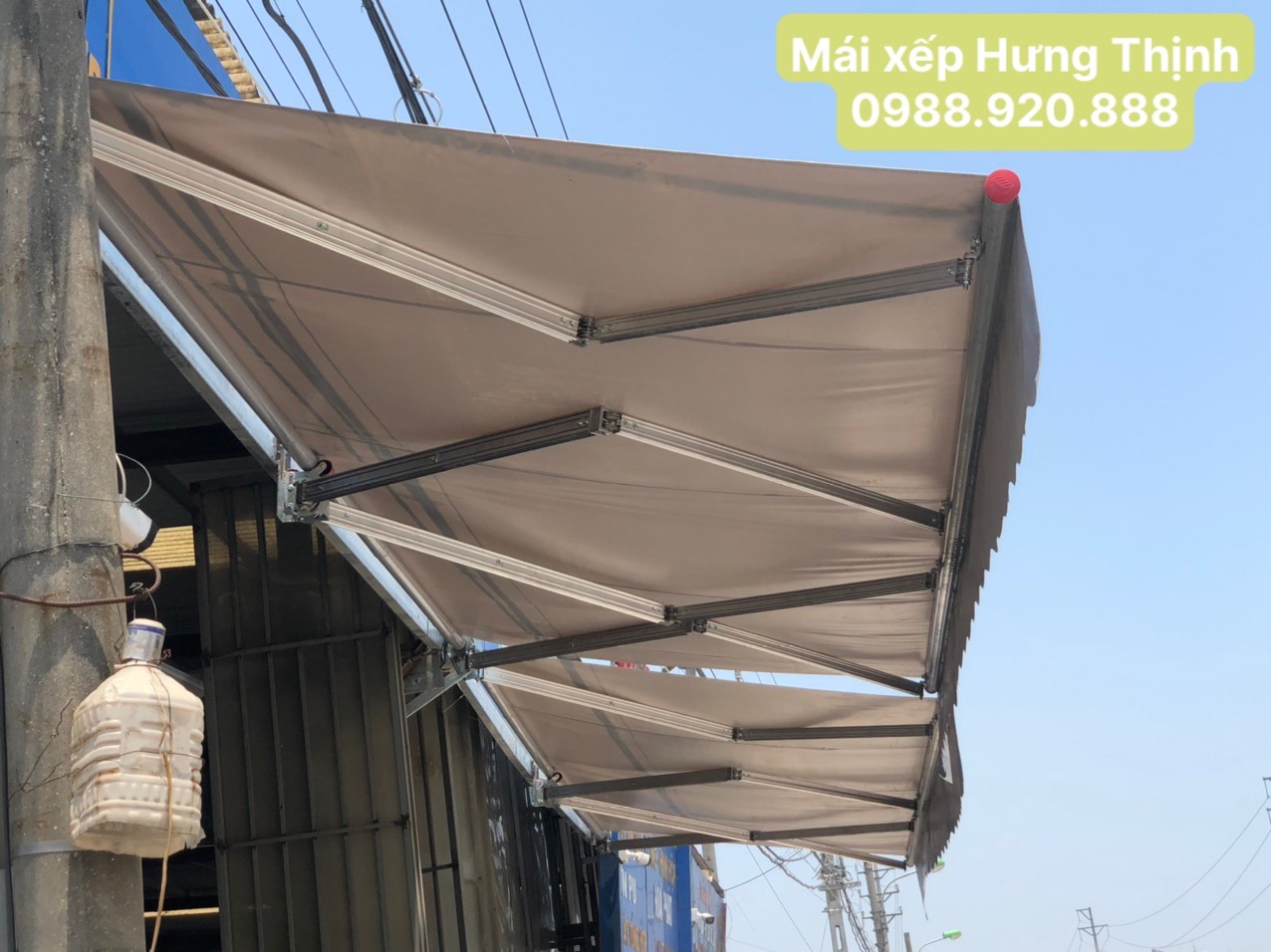 Mái hiên di động chữ A mẫu 00195